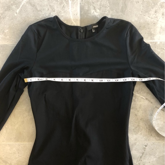 Wilfred Free Long Sleeve Mesh Mini Dress - Picture 6 of 11